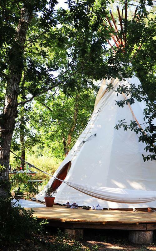 Tipi Lodge Dans La Foret Mimizan-Plage Екстериор снимка