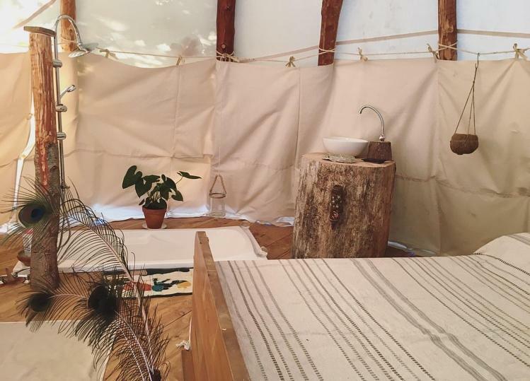 Tipi Lodge Dans La Foret Mimizan-Plage Екстериор снимка